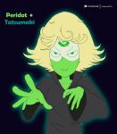  alien anime cartoon_network commission cristalgem cute digital_media_(artwork) female gem gem_(species) green_hair green_skin humanoid patreon peridot_(steven_universe) photoshop power sexy shadow2007x steven_universe stevenuniverse tatsumaki 