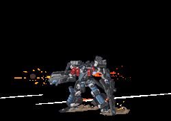  animated animated_gif armored_core armored_core_3 assault_visor clenched_hand dual_wielding energy_beam energy_gun fighting fire firing full_body gun holding holding_gun holding_weapon jet_engine karasawa_(weapon) laser machine_gun mecha mecha_focus missile missile_pod missile_trail missiles muzzle_flash no_humans pixel_art projectile_trail red_visor rifle robot rocket science_fiction shoulder_cannon skating solo standing steel_joe weapon white_background 