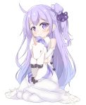  long_hair purple_eyes smile unicorn_(azur_lane) violet_hair 