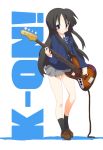  bass_guitar instrument k-on! school_uniform solo sora_to_umi 