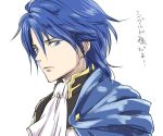  1boy blue_eyes blue_hair fire_emblem fire_emblem:_seisen_no_keifu fire_emblem_heroes male_focus short_hair sigurd_(fire_emblem) solo yoneko 