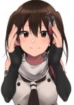  1girl brown_eyes brown_hair kantai_collection rinto_(rint_rnt) sendai_(kantai_collection) short_hair solo two_side_up 