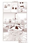  (o)_(o) bowl cereal comic commentary_request highres holding horns kantai_collection long_hair milk_carton mittens monochrome moomin muppo northern_ocean_hime revision sazanami_konami shinkaisei-kan spoon translation_request twitter_username 