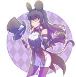  1girl animal_ears black_hair blake_belladonna cat_tail disney hat iesupa mickey_mouse_ears mouse_ears navel rwby solo tail top_hat yellow_eyes 
