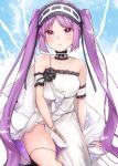  dress euryale_(fate_series) long_hair purple_eyes violet_hair 