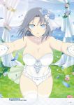  1girl breasts cleavage highres jewelry large_breasts official_art open_mouth senran_kagura_(series) solo yaegashi_nan 