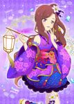  brown_hai9r dress kazumi_yozora long_hair purple_eyes 
