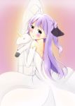  dress long_hair purple_eyes unicorn_(azur_lane) violet_hair 
