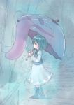  bad_id karakasa karakasa_obake kiira solo tatara_kogasa tongue touhou umbrella 