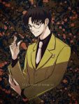  black_hair glasses jacket male necktie solo tsumoi umineko_no_naku_koro_ni ushiromiya_george 