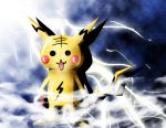  akashio_(loli_ace) no_humans pikachu pokemon pokemon_(creature) wallpaper 