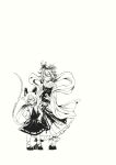  2girls animal_ears animal_print capelet comic greyscale highres hisona_(suaritesumi) jewelry long_sleeves monochrome mouse_ears mouse_tail multicolored_hair multiple_girls nazrin pendant shawl short_hair streaked_hair tail tiger_print toramaru_shou touhou wide_sleeves 