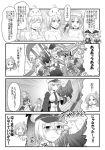  &gt;_&lt; 4girls azur_lane bathing bird biting boots breasts cape cleavage cleveland_(azur_lane) comic commentary_request crying deal_with_it eagle enterprise_(azur_lane) enterprise_(azur_lane)_cosplay flagpole greyscale hat large_breasts long_coat long_hair miniskirt monochrome multiple_girls necktie open_mouth short_hair side_ponytail skirt smile steed_(steed_enterprise) tears thigh-highs thigh_boots tirpitz_(azur_lane) tirpitz_(azur_lane)_cosplay translation_request turret vestal_(azur_lane) 