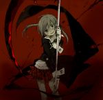  00s 1girl bad_id blood creepy maka_albarn niwa sketch smile solo soul_eater 