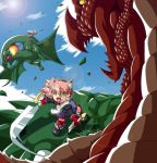  animal_ears cat_ears dragon fighter_(7th_dragon) mage_(7th_dragon) tsuna0 tsuna_(al_dente) 