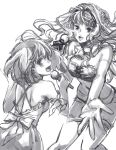  macross macross_frontier microphone monochrome ranka_lee sheryl_nome 