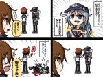  /\/\/\ 0_0 3girls anchor_symbol bangs black_legwear black_skirt brown_eyes brown_hair comic commentary_request drooling eyebrows_visible_through_hair falling grey_footwear hair_between_eyes hibiki_(kantai_collection) ikazuchi_(kantai_collection) inazuma_(kantai_collection) kantai_collection long_sleeves lying multiple_girls neckerchief on_back on_ground open_mouth pleated_skirt raythalosm red_neckwear saliva school_uniform serafuku shirt shoes skirt standing sweat tears thigh-highs translation_request wavy_mouth white_shirt 