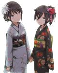  hand_holding japanese_clothes kimono kuroki_tomoko tamura_yuri watashi_ga_motenai_no_wa_dou_kangaetemo_omaera_ga_warui! 