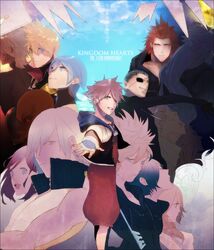  aqua_(kingdom_hearts) axel_(kingdom_hearts) bad_id bad_pixiv_id black_hair blonde_hair blue_eyes blue_hair breasts brown_hair diz fingerless_gloves gloves highres kairi_(kingdom_hearts) keyblade kingdom_hearts kingdom_hearts_358/2_days kingdom_hearts_birth_by_sleep kingdom_hearts_ii long_hair master_xehanort multiple_boys multiple_girls namine riku roxas saix short_hair sora_(kingdom_hearts) terra_(kingdom_hearts) ventus xemnas xion_(kingdom_hearts) 