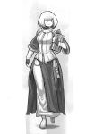  1girl adepta_sororitas book commentary gloves lutherniel robe short_hair tattoo walking warhammer_40k 