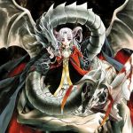  dragon fantasy red_eyes sumi_keiichi sword weapon 