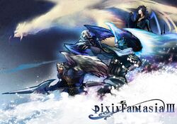  bird gigandal_federation pixiv pixiv_125885 pixiv_fantasia pixiv_fantasia_3 polearm sky0211 snow spear weapon wings 