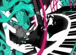 hatsune_miku instrument keyboard keyboard_(instrument) koi_wa_sensou_(vocaloid) koto_(kotocotton) neon_lights synthesizer vocaloid 