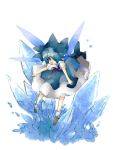  blue_hair cirno pecoe short_hair touhou wings 