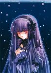  carnelian dress gothic_lolita highres lolita_fashion long_hair purple_hair ribbon 