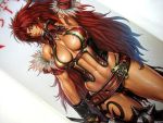  amazon breasts muscles queen&#039;s_blade redhead risty tagme 