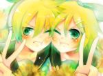  kagamine_rin siblings twins v vocaloid wink 