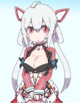  1girl anahoriya breasts cleavage commentary_request long_hair matoi_(pso2) phantasy_star phantasy_star_online_2 solo 