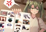  &gt;:o 6+girls anger_vein artist_self-reference ayanami_(kantai_collection) blush commentary green_eyes green_hair hair_ribbon haruna_(kantai_collection) harusame_(kantai_collection) hiryuu_(kantai_collection) kantai_collection kashima_(kantai_collection) kinugasa_(kantai_collection) long_hair looking_at_viewer multiple_girls murakumo_(kantai_collection) murasame_(kantai_collection) ohiya open_mouth pantyhose photo_album ribbon sazanami_(kantai_collection) shigure_(kantai_collection) shoukaku_(kantai_collection) solo standing suzuya_(kantai_collection) thighs twintails yuubari_(kantai_collection) zuikaku_(kantai_collection) 