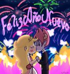  1boy 1girl blonde_hair kiss redhead star_butterfly star_vs_the_forces_of_evil tom_lucitor 
