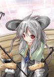  cheese mouse mouse_ears mouse_tail nazrin pedodedo rat red_eyes tail tongue touhou 
