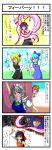  cirno comic hakurei_reimu highres hong_meiling izayoi_sakuya nagae_iku rinmei rumia saturday_night_fever touhou translation_request 