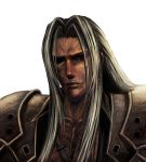  bccp final_fantasy final_fantasy_vii highres long_hair realistic sephiroth silver_hair solo 