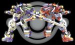  highres magaki_ryouta mecha mirror_opposites sega sword symmetry temjin virtual_on weapon 