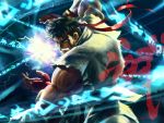  angry black_hair capcom energy_ball epic fingerless_gloves gar gloves hadouken headband male manly muscle pissed ryu ryuu_(street_fighter) short_hair street_fighter street_fighter_ii street_fighter_iv 