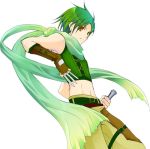  dagger fire_emblem fire_emblem:_akatsuki_no_megami fire_emblem_path_of_radiance fire_emblem_radiant_dawn gloves green_hair lowres male scarf sothe weapon 
