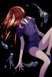  androgynous gem_uniform_(houseki_no_kuni) houseki_no_kuni mercury necktie red_eyes redhead shinsha_(houseki_no_kuni) short_hair shorts solo sparkle yamakawa 