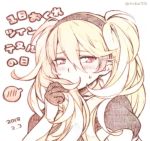  1girl blush embarrassed female_my_unit_(fire_emblem_if) fire_emblem fire_emblem_if gloves hiyori_(rindou66) my_unit_(fire_emblem_if) pointy_ears red_eyes solo twintails white_hair 
