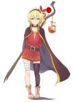  alternate_costume blonde_hair cosplay edna_(tales) highres kono_subarashii_sekai_ni_shukufuku_wo! mahdi megumin megumin_(cosplay) tales_of_(series) tales_of_zestiria thigh-highs zettai_ryouiki 