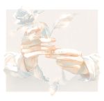  artist_name fingernails flower frame hands holding long_sleeves original petals rain rido_(ridograph) rose shirt wet white_flower white_rose white_shirt 