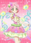  dress green_eyes kitaouji_sakura pink_hair short_hair 