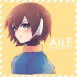  1girl aile brown_hair commentary_request rockman rockman_zx short_hair smile solo 