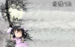  background black_hair bunny_ears headset highres inaba_tewi music rabbit_ears touhou wallpaper 