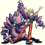  1boy drapion lowres meitei pokemon pokemon_(creature) ryou_(pokemon) 