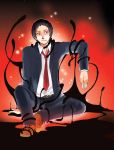  adachi_tohru hicker male necktie persona persona_4 sitting 