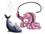  bad_id bdsm megurine_luka no_humans takoluka tuna vocaloid whip 